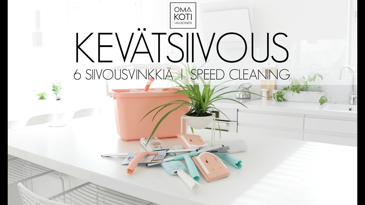 Kev&auml;tsiivous | Testiss&auml; Sinituotteen uutuudet | Speed Cleaning