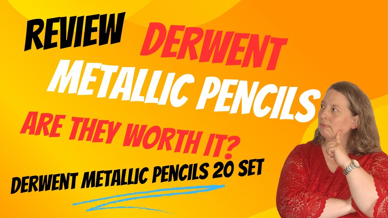 ARE THEY WORTH IT? Review of Derwent Metallic Pencils Limited Edition 20 Gift Set #review #coloring