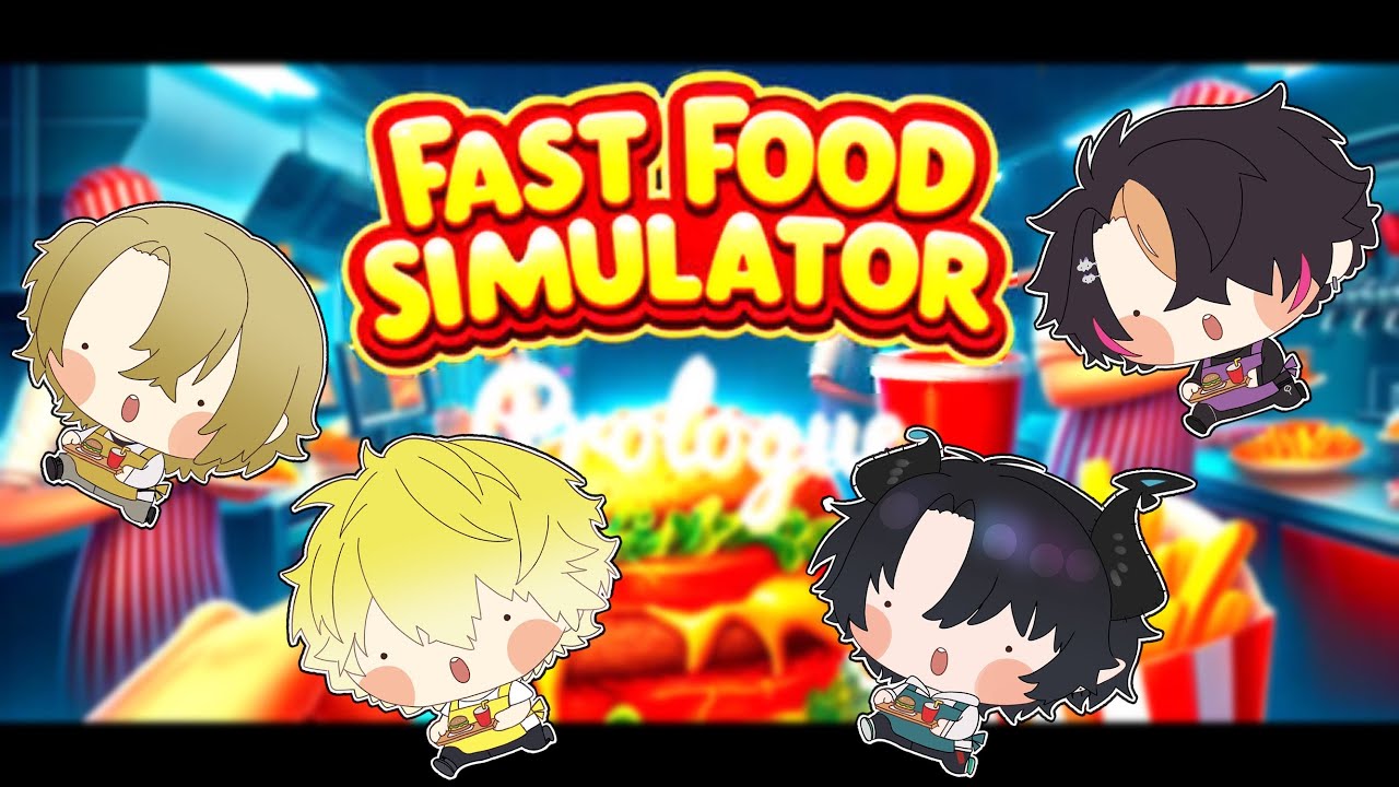 【FAST FOOD SIMULATOR COLLAB】 Serving Fries w the boiz 【NIJISANJI EN | Ren Zotto】