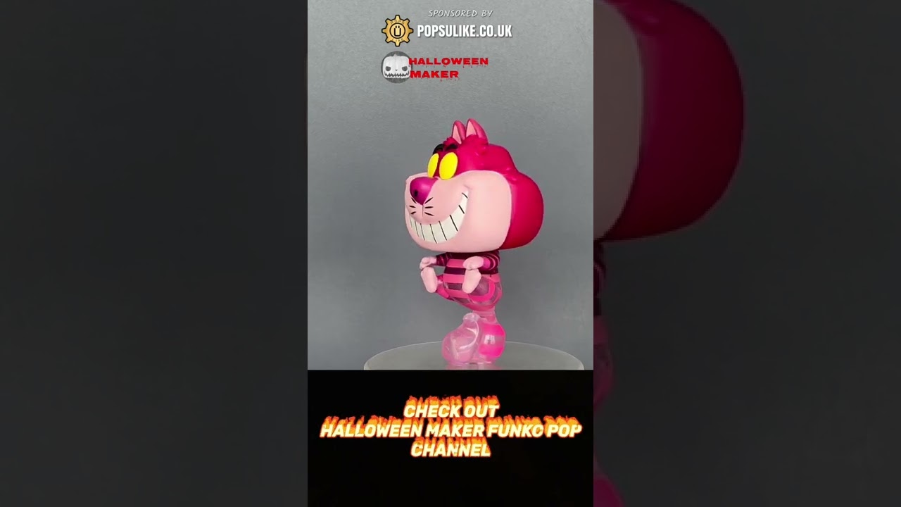 Cheshire Cat Translucent Glow in the Dark Funko Pop! Vinyl 70th Anniversary Alice in Wonderland