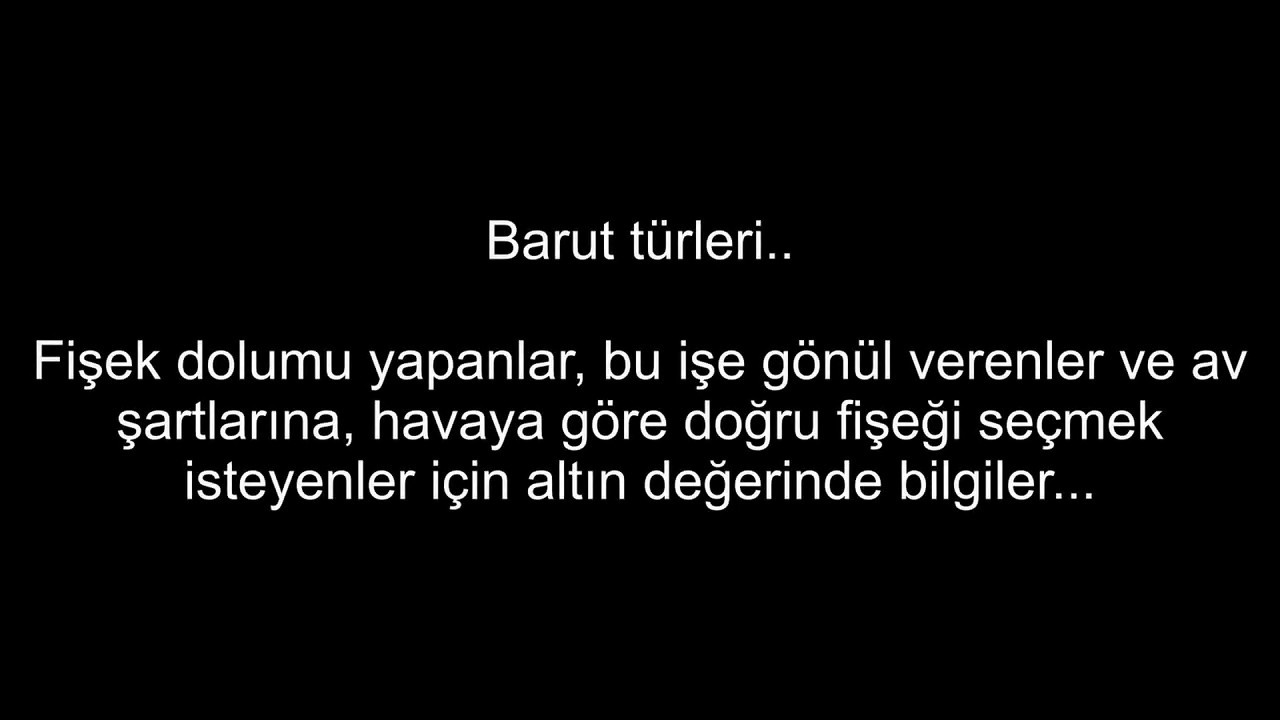 Barut T&uuml;rleri, Dolum &Ouml;l&ccedil;&uuml;leri, Ava ve İklime G&ouml;re Kullanım Alanları
