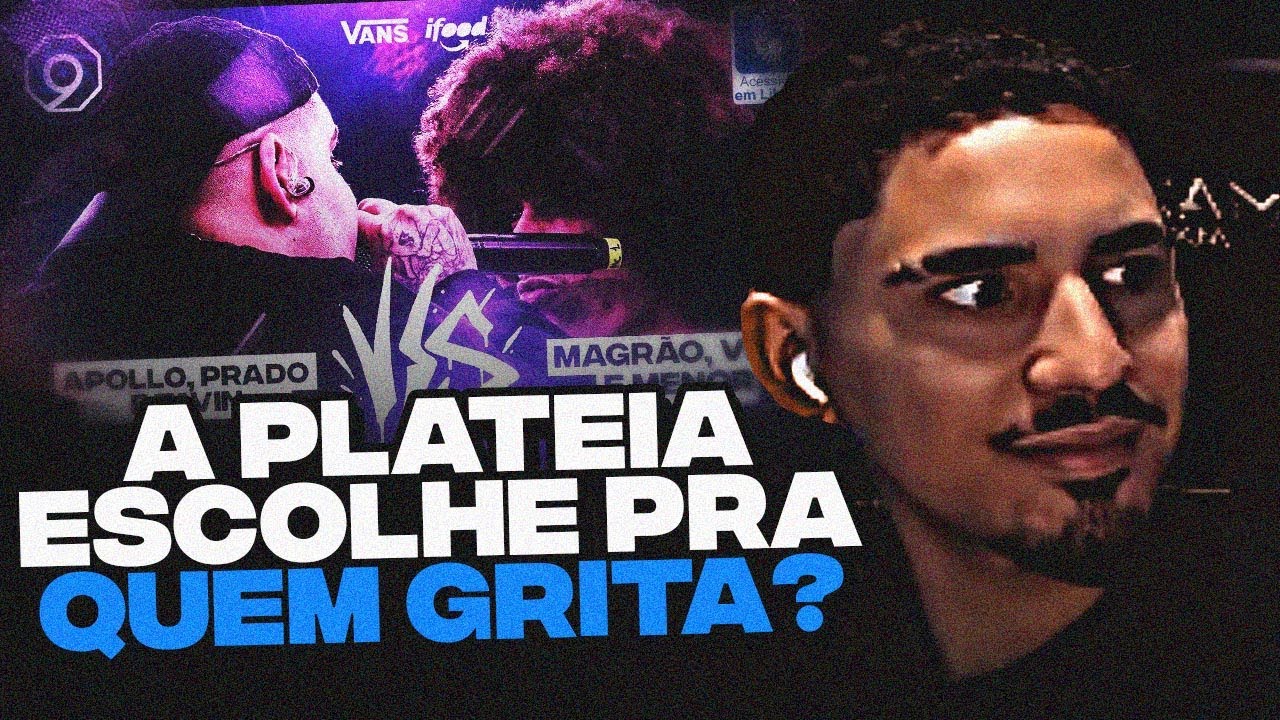 NOVENTA REAGE a (FICOU PESSOAL!!) APOLLO, PRADO E TAVIN X MAGRÃO, VITU E MENOR | BDA 9 ANOS