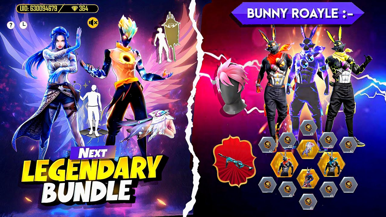 New Evo Bundle Event Free Fire 💥😮| Bunny Bundle Return | free fire new event | ff new event