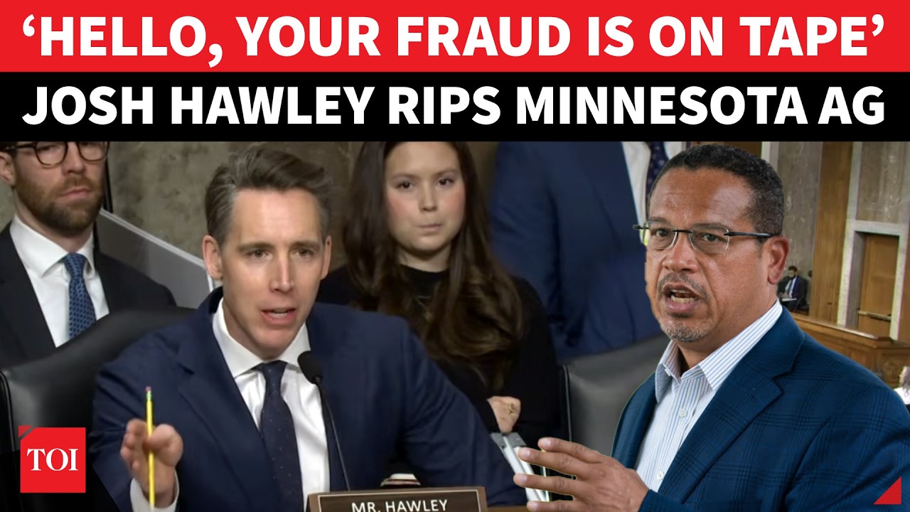 ‘You Helped Somali Scammers’: Josh Hawley ‘EXPOSES’ Minnesota AG Ellison’s Role In $9 Billion Fraud