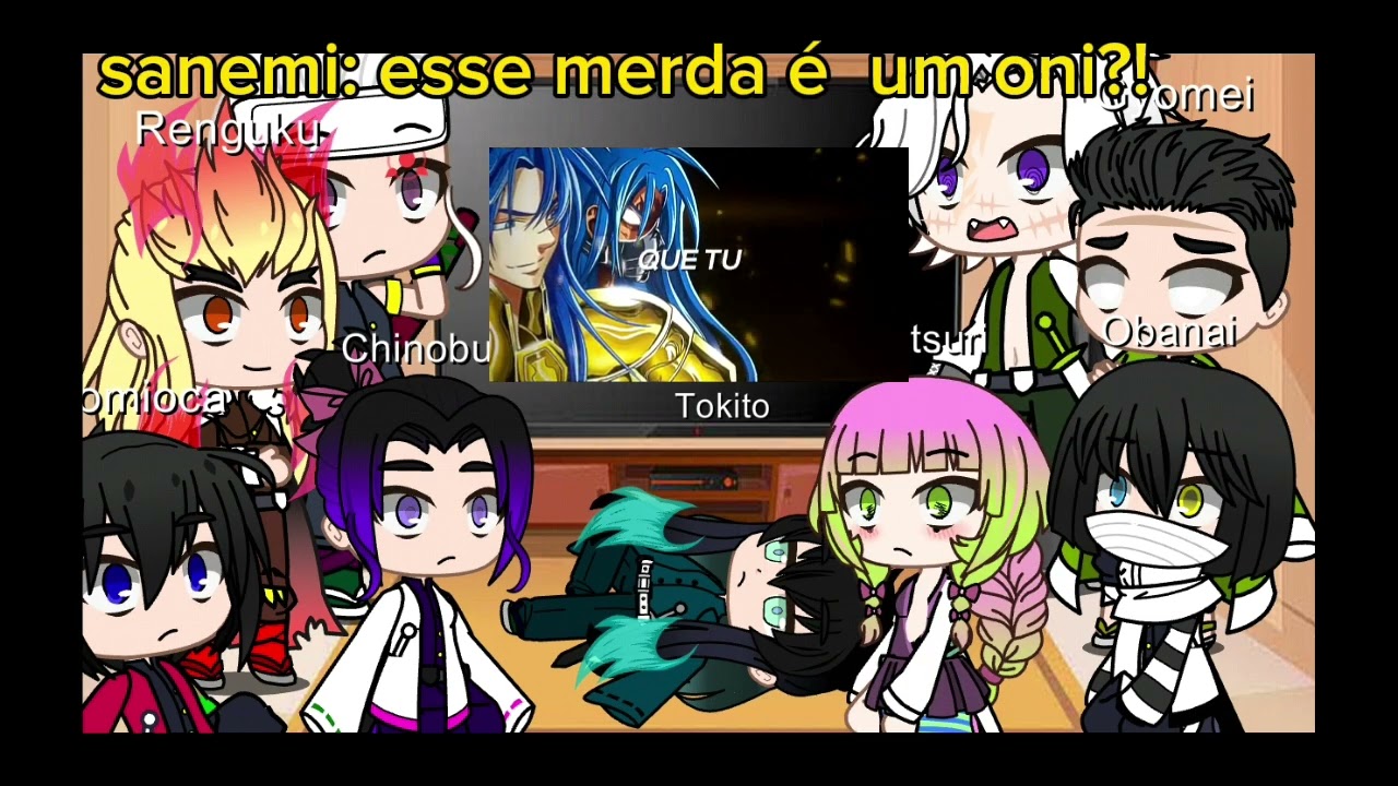 {hashiras reagindo, }Os Cavaleiros de Ouro como os novos integrantes..¿