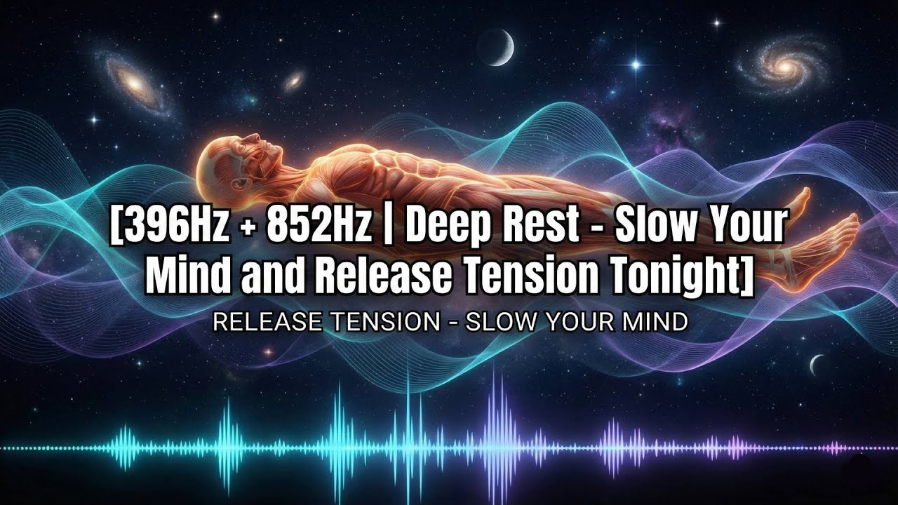 396Hz + 852Hz  | Deep Rest Slow Your Mind and Release Tension Tonight