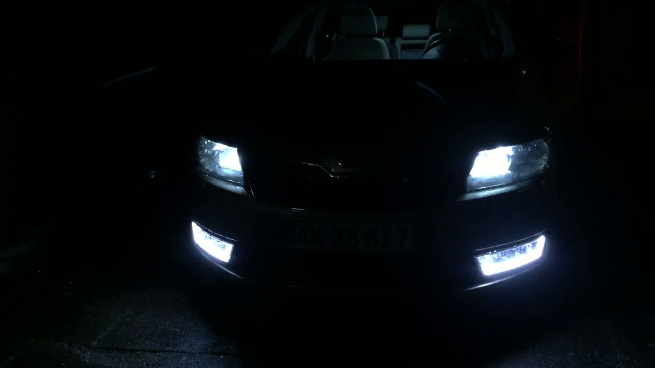 Skoda Rapid - LED DRL DIY 2