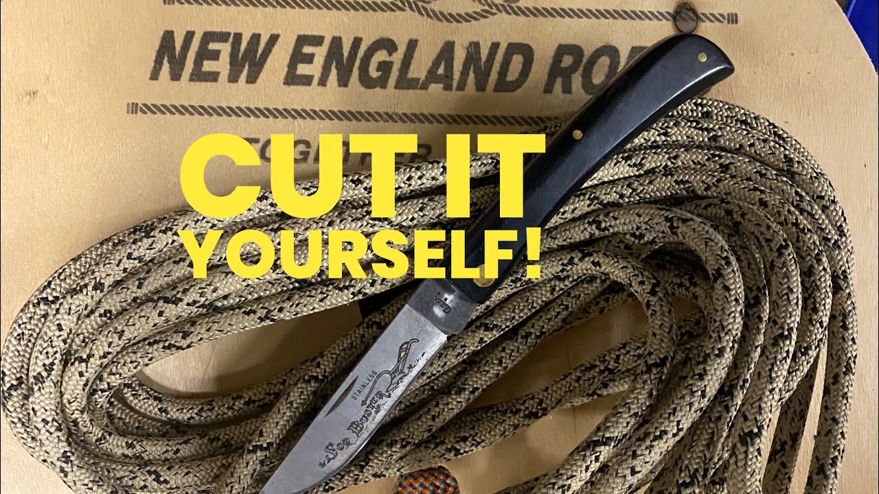 How to Cut your own Climbing Rope for Saddle Hunters
