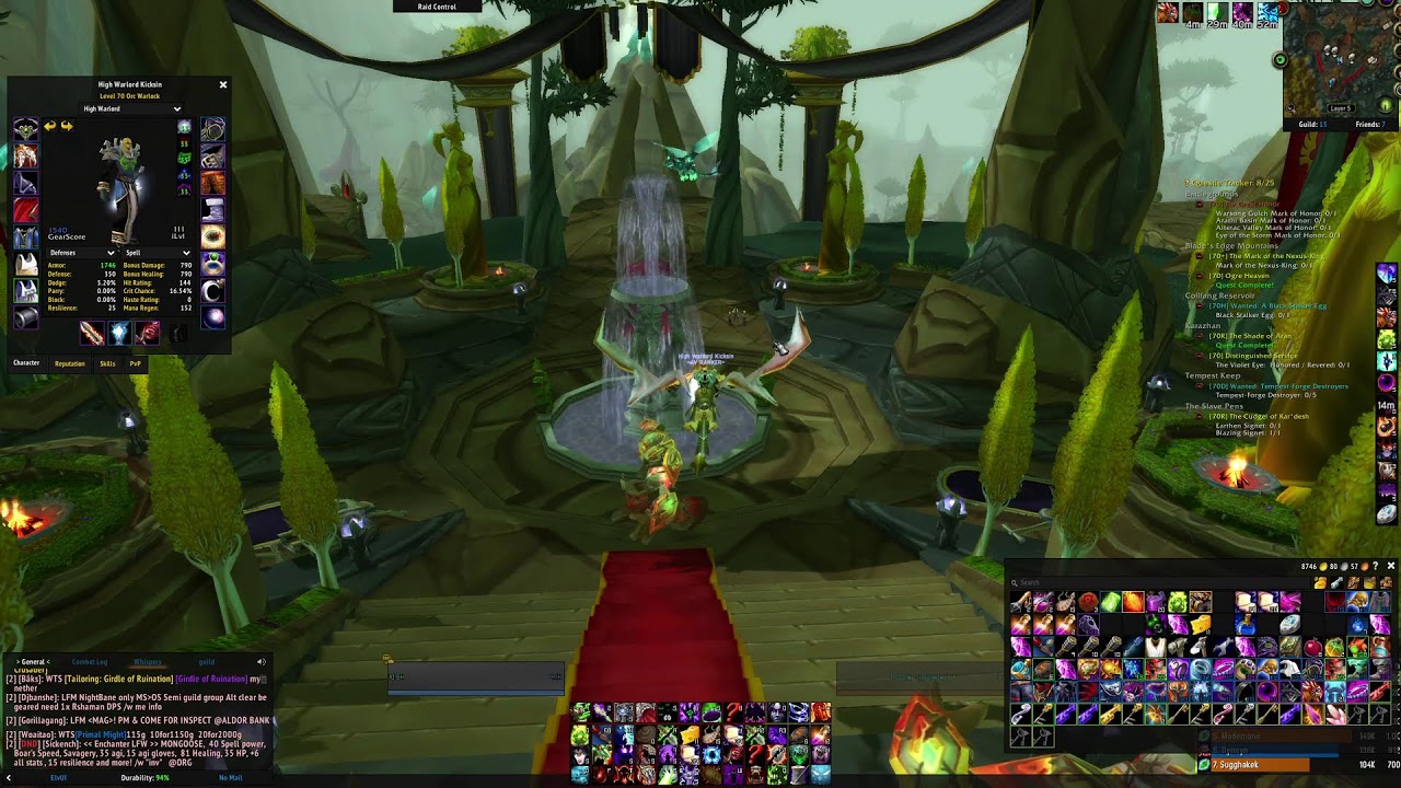 Kara run on warlock