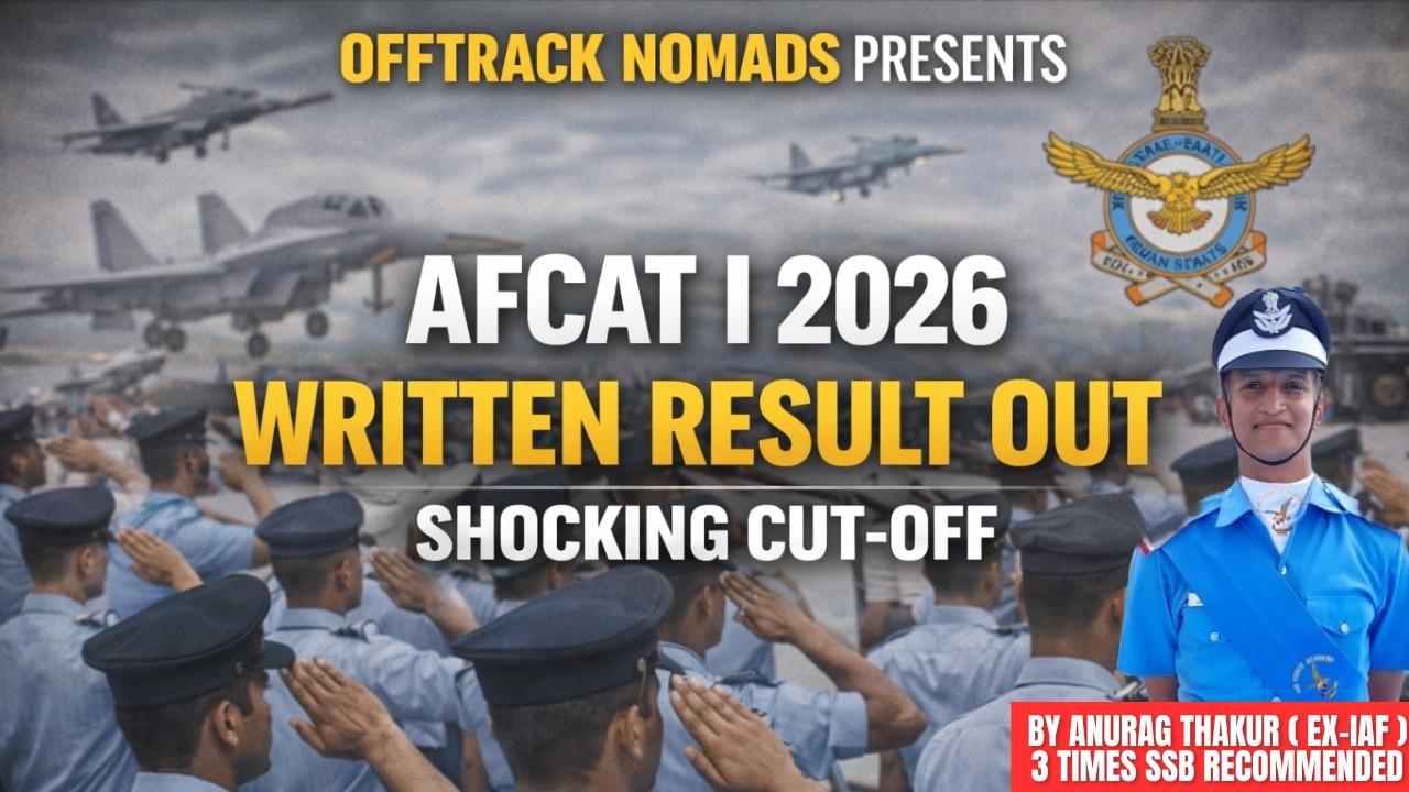 AFCAT I 2026 Result is out with shocking CUTOFF 😱 | Anurag Thakur #ssbinterview #afcat #afcatexam