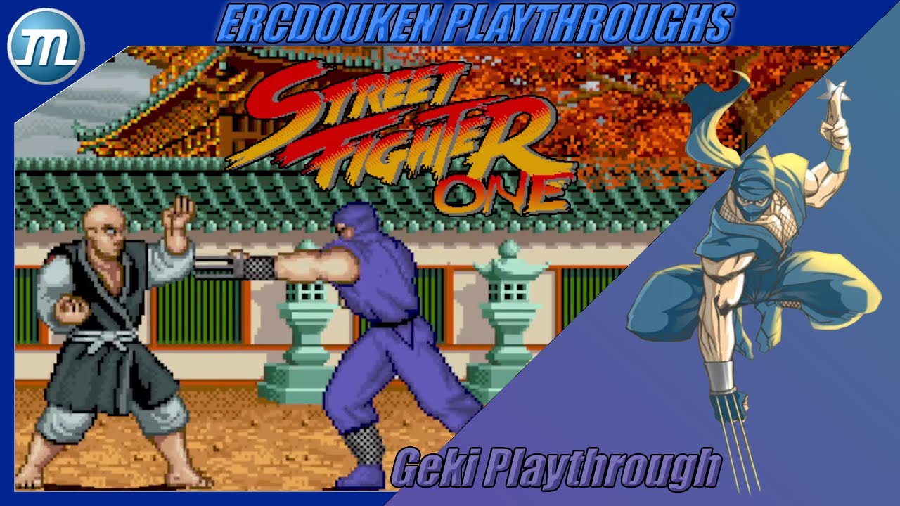 Street Fighter One (PC/MUGEN) - Geki Playthrough