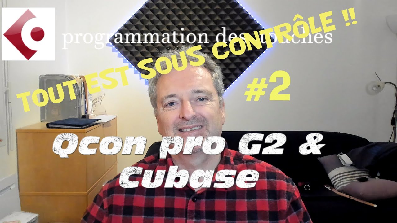Qcon pro G2 et cubase : programmer les touches