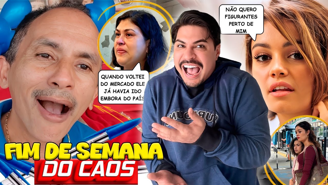 FIM DE SEMANA CAÓTICO DOS FAMOSOS
