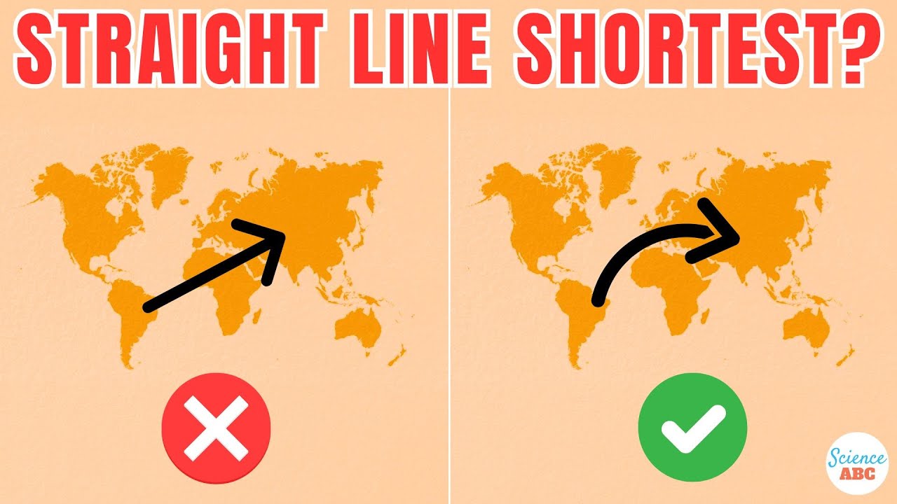 Is A Straight Line Always The Shortest Distance Between Two Points?