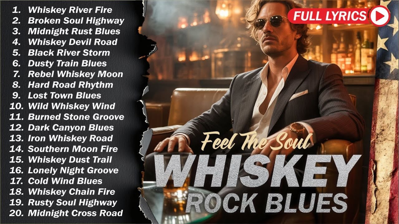 Best Of Slow Blues 2025 | Whiskey Nights & Soulful Electric Guitar Ballads