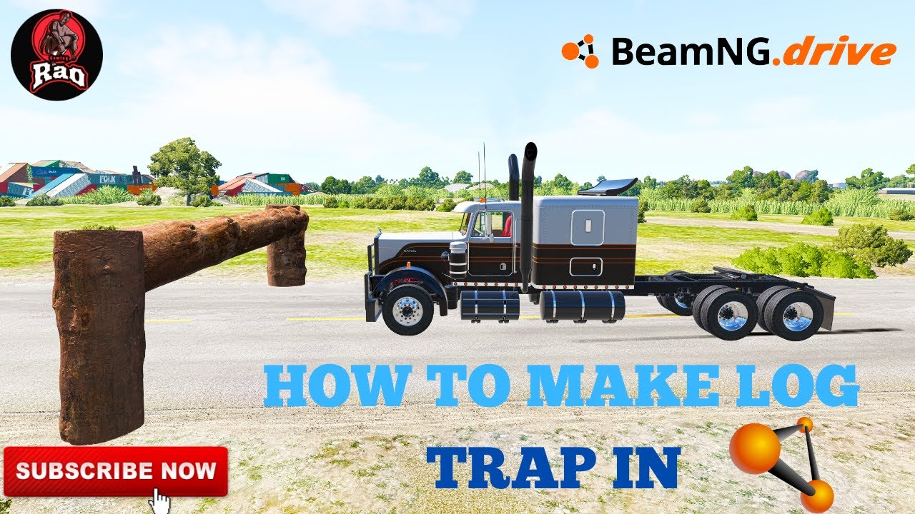 Log Trap in BeamNGDrive | BeamNG.Drive Tutorial | Hindi | 0.32
