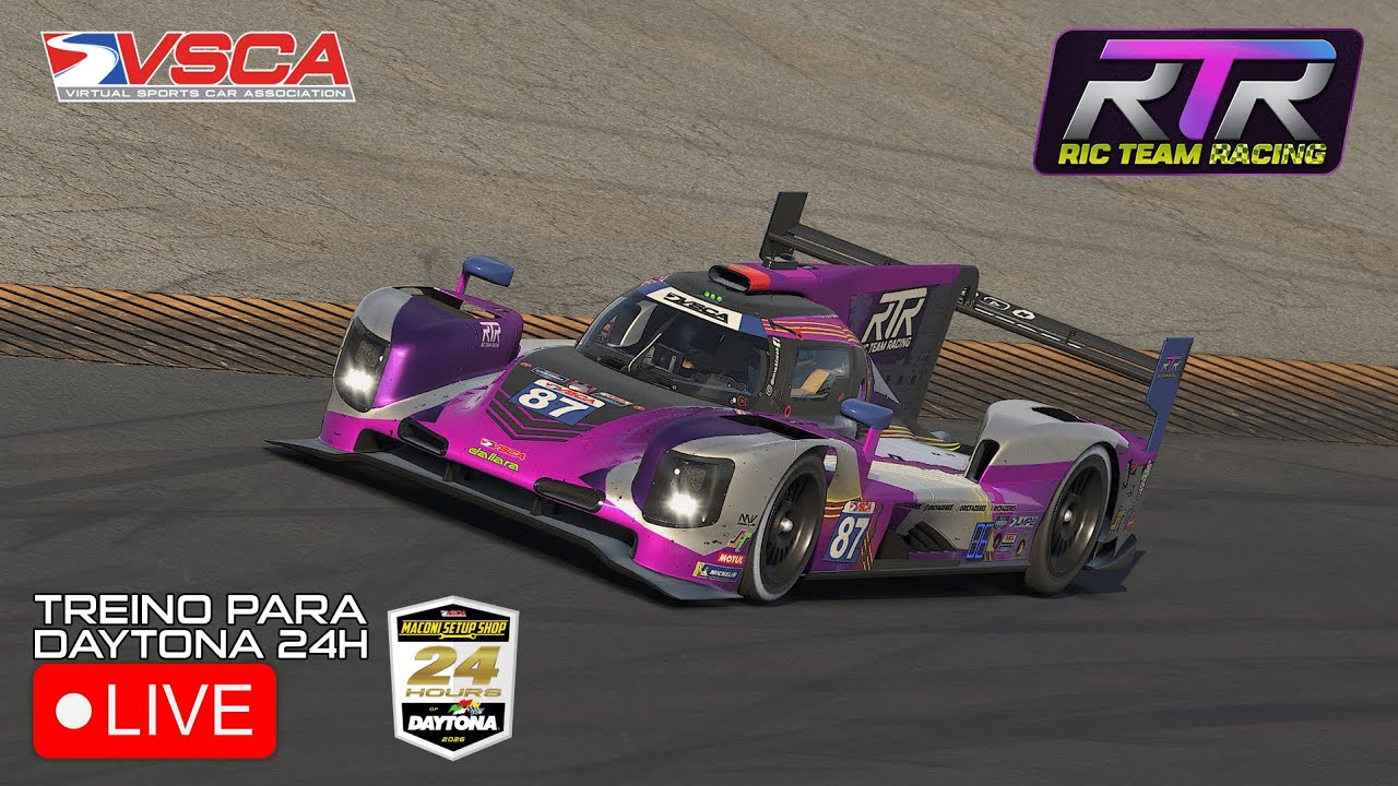 IRACING - VSCA - TREINOS PARA DAYTONA 24H