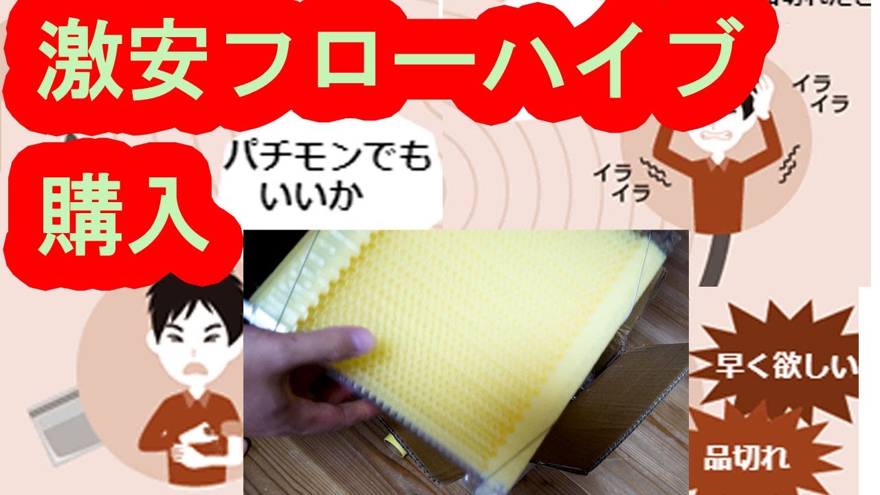 激安パチモンフローハイブ購入した結果...。外箱を作る
