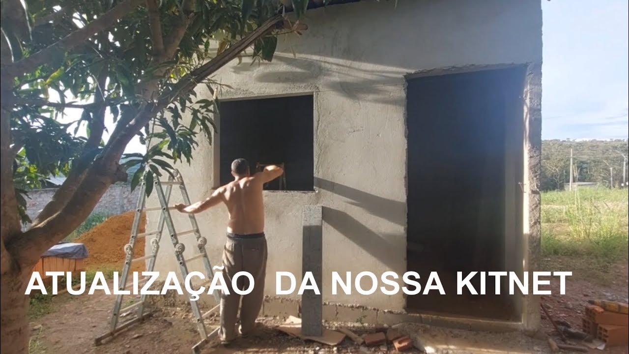 Diário da obra/ ATUALIZAÇÃO DA CONSTRUÇÃO DA NOSSA KITNET DE UM CÔMODO 