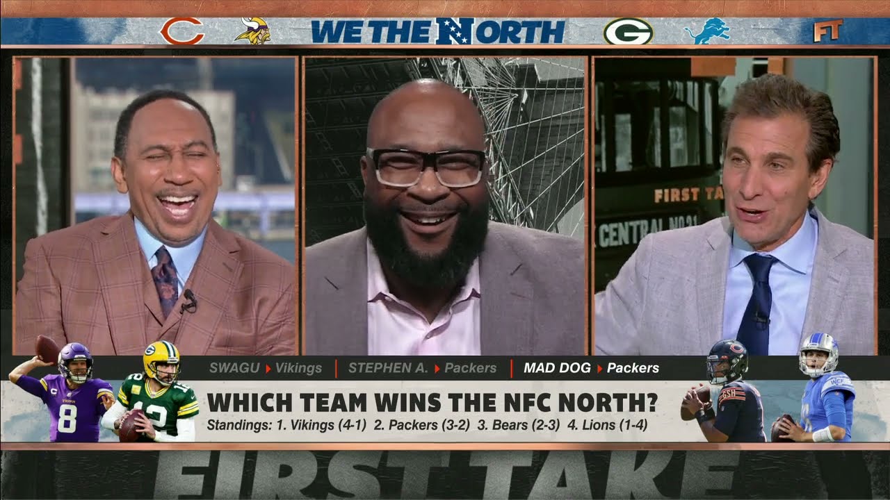 Mad Dog SWITCHES his NFC North pick 😂 | First Take