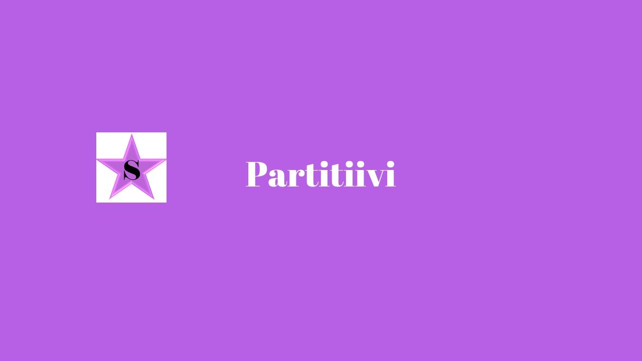 partitiivi