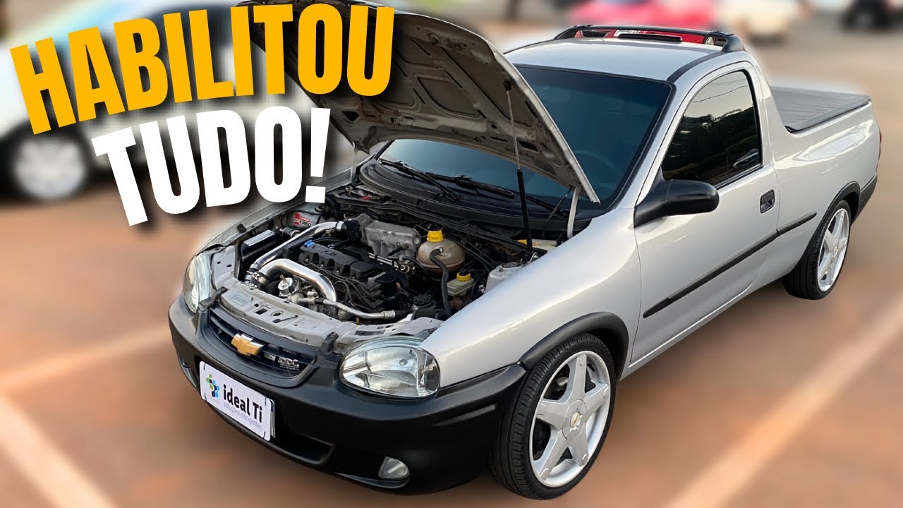 Você Já Viu um Corsa Pick-up Turbo Assim? Cheio de Exclusividades!