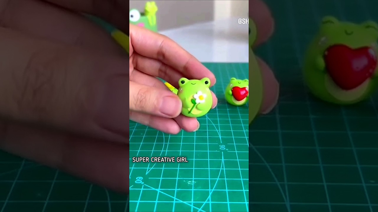 Cute Craft with Clay Ideas #claycrafts #shorts