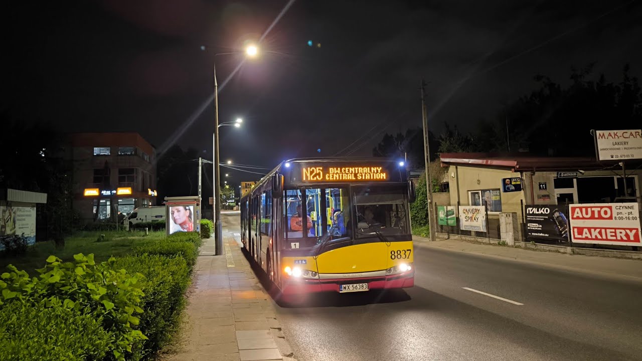 Solaris Urbino 18 III #8837 [🚍N25] MZA Warszawa