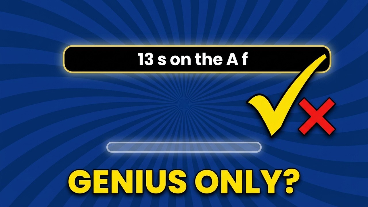 Only a Genius Can Solve These Ditloids 🧠✅ Brain Teasers & Riddle Quiz 🧩