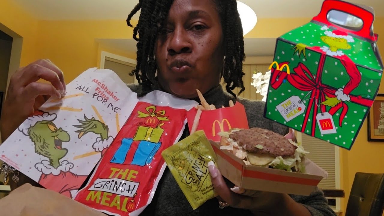 Новое блюдо от McDonald's GRINCH за 1303 доллара: соленые огурцы, соль и носки