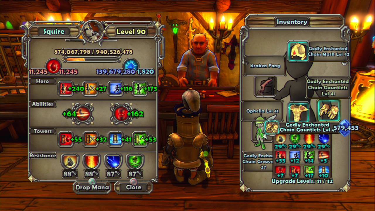 Dungeon Defenders (PS3) Gear + Missions (100% Trophy)