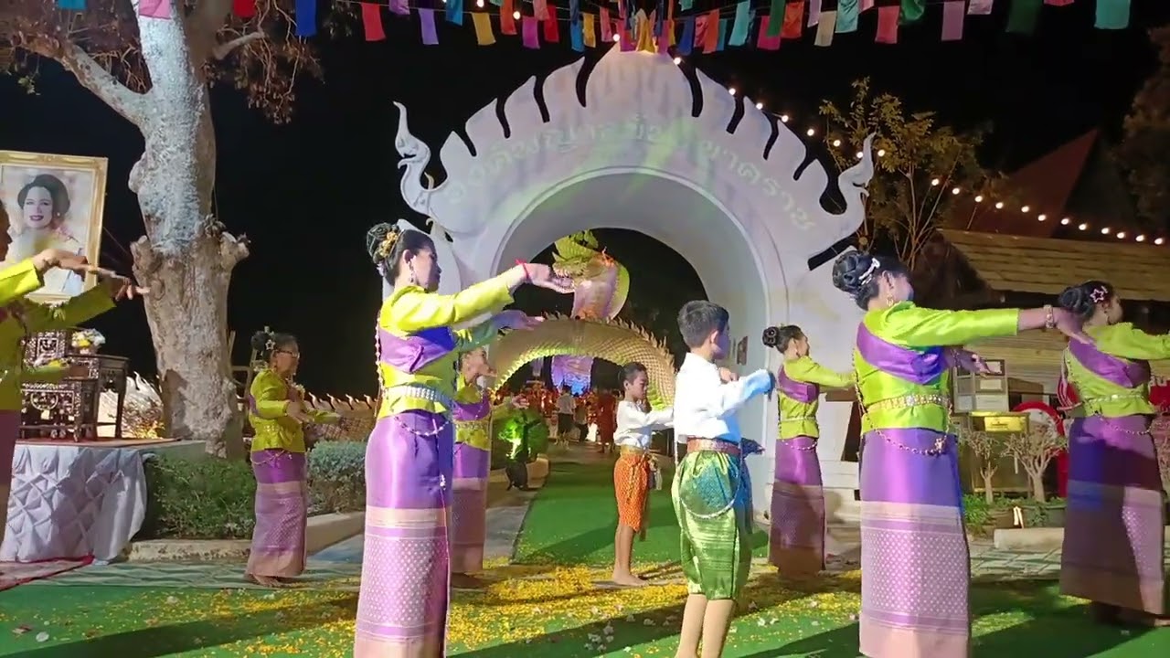 ชมนางรำ ณ ลานบรรพ์บูชา#วัดบุ่งขี้เหล็ก-ลานพระขาว