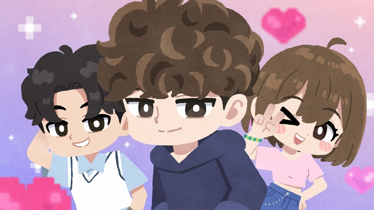 JVKE (feat. TAEHYUN of TXT,  KIM CHAEWON of LE SSERAFIM) &ndash; butterflies (animated music video)