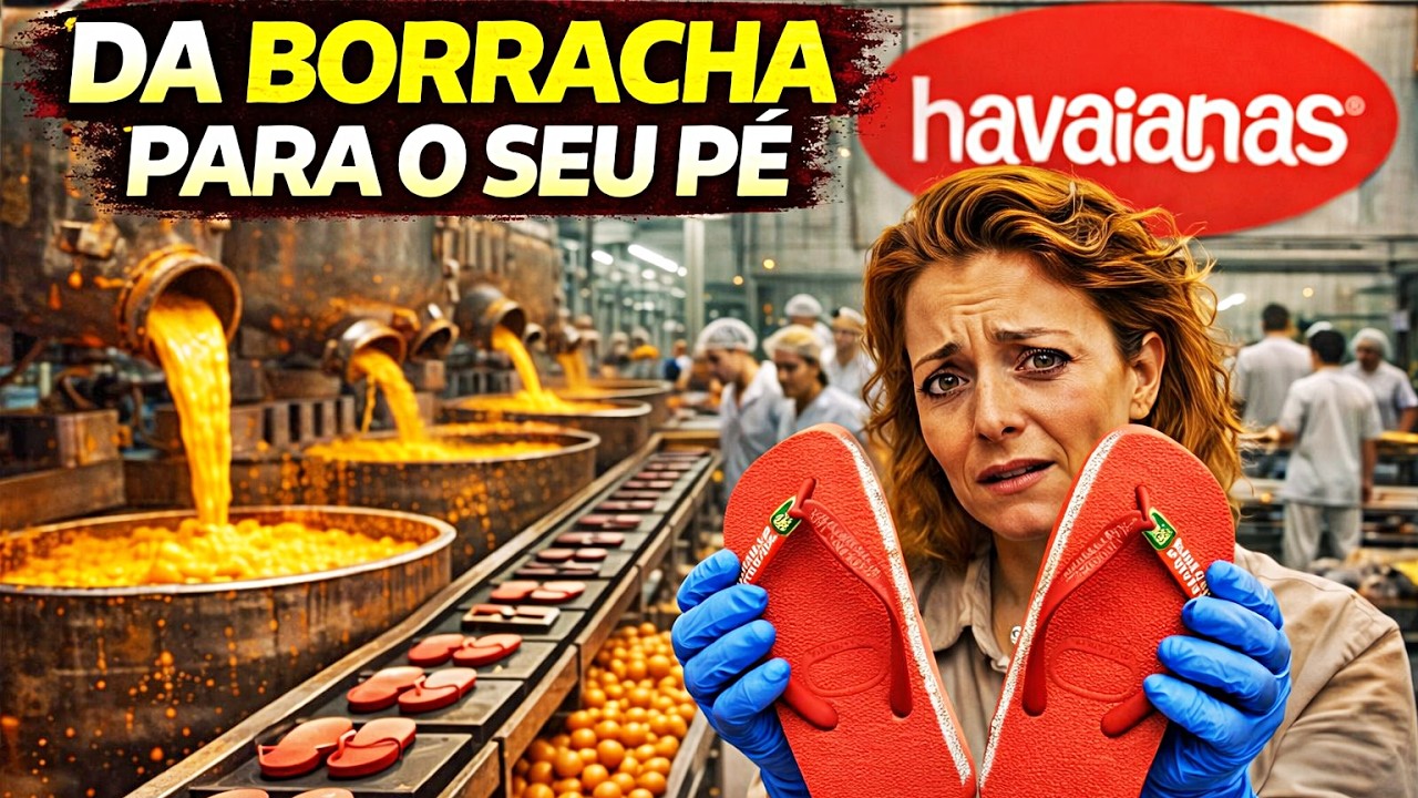 COMO AS HAVAIANAS S&Atilde;O FEITAS NO PROCESSO INDUSTRIAL