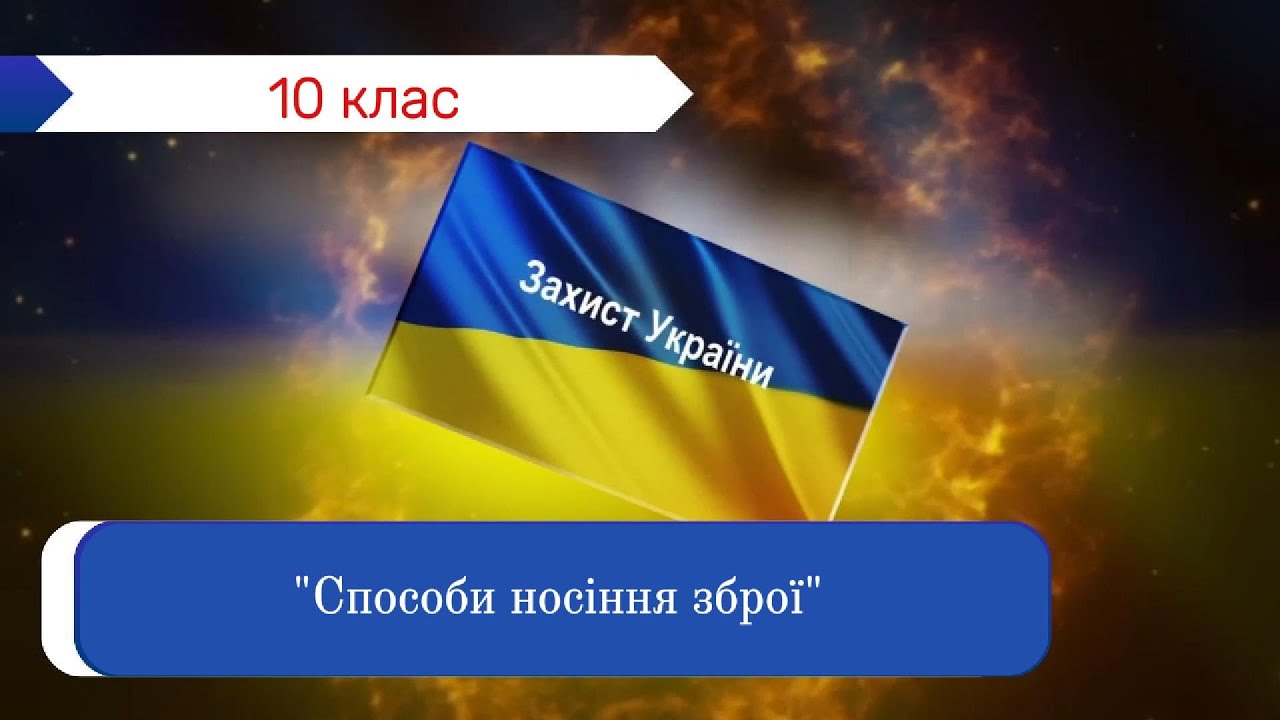 Способи носіння зброі