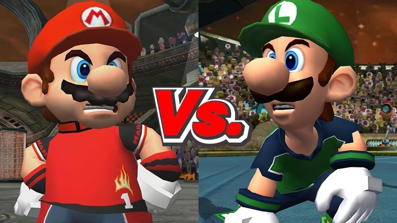 Super Mario Strikers - Mario/Hammer Bros Vs. Luigi/Toad