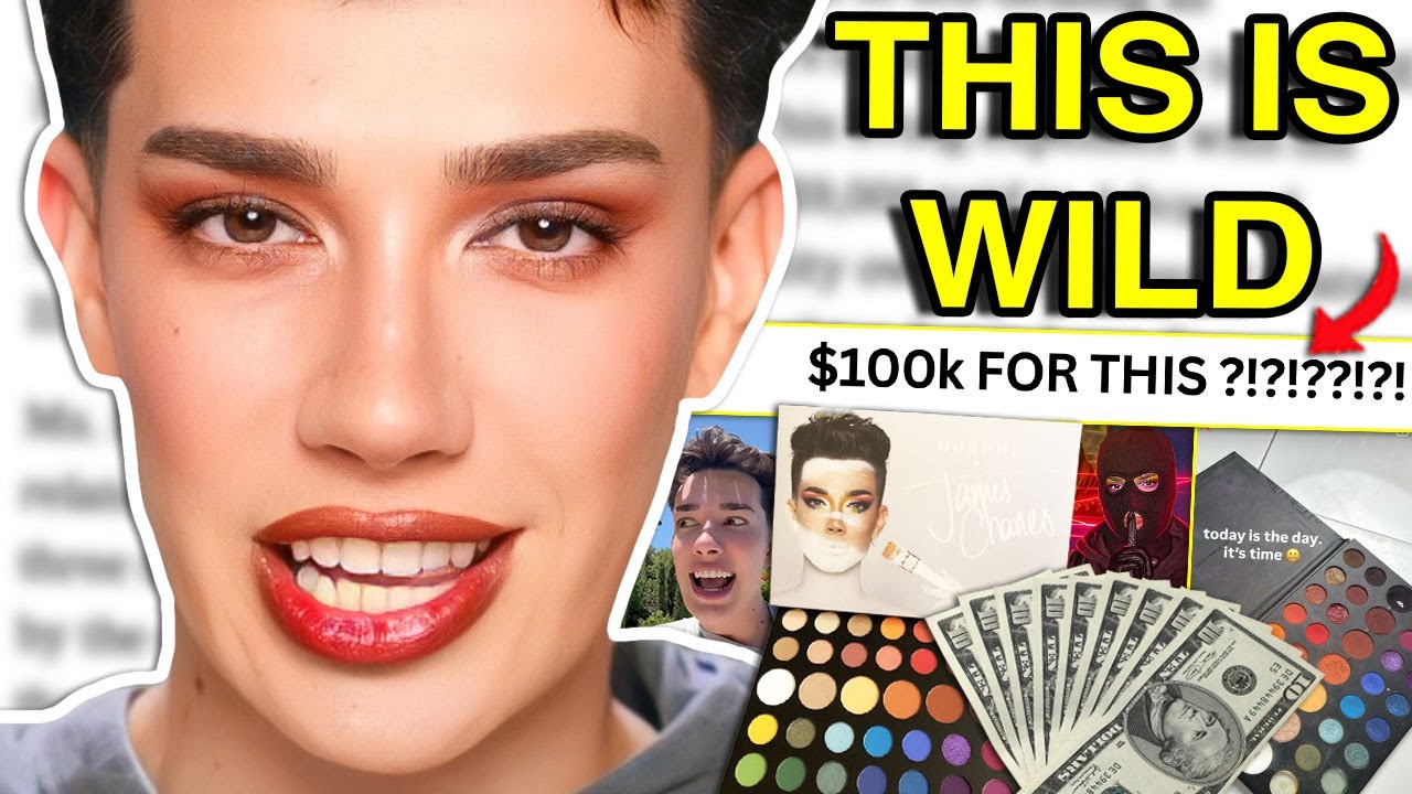JAMES CHARLES IS A MESS ($100k video + calling out morphe)