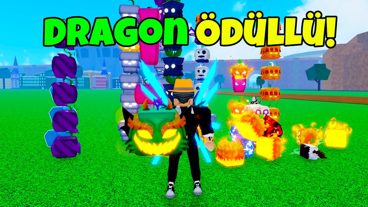 DRAGON ÖDÜLLÜ MEYVE AÇTIRDIM! 😱 | Blox Fruits Türkçe