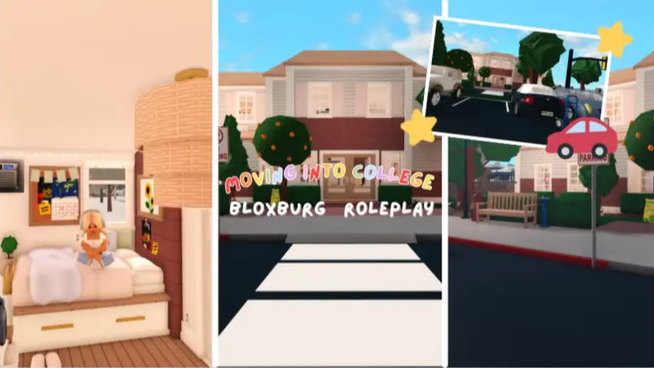 📦MOVING INTO MY NEW COLLEGE DORM! ROBLOX BLOXBURG ROLEPLAY