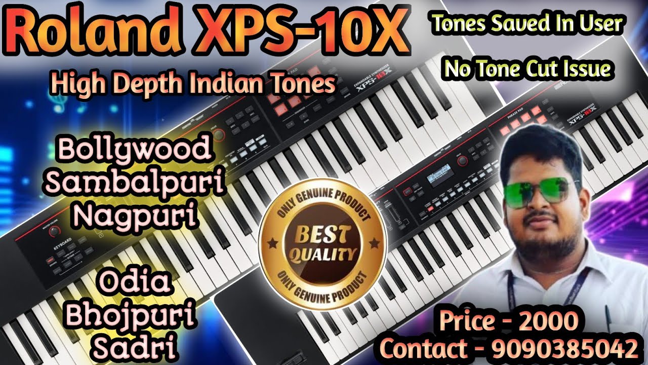 Roland XPS -10X Professional Indian Bollywood Backup // No Tone Cut//HD Sound// Contact - 9090385042