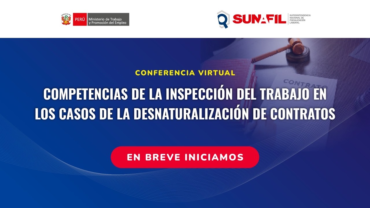 Conferencia &ldquo;Competencias de la Inspecci&oacute;n del Trabajo en los casos de desnaturalizaci&oacute;n&rdquo;