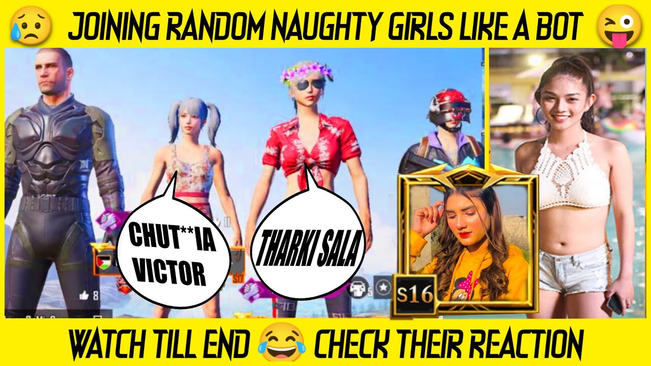 JOINING RANDOM SQUAD OF GIRLS PLAY LIKE A BOT | PSYCHO GAMING YT | PUBG MOBILE