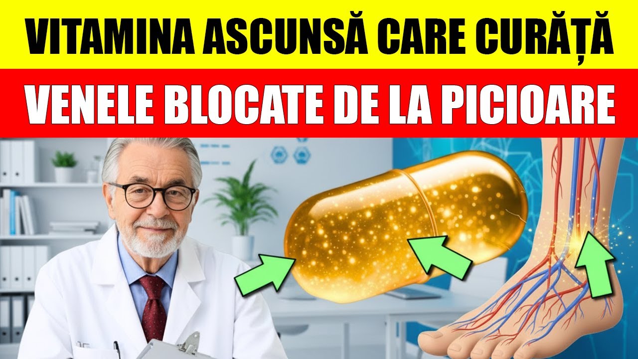 Descoperă VITAMINA care DIZOLVĂ CHEAGURILE din PICIOARE
