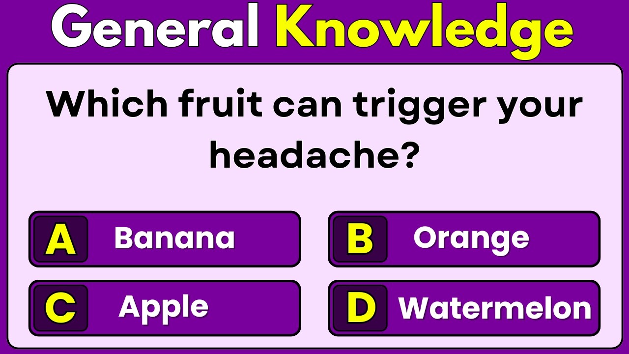 How Smart Are You? General Knowledge Quiz | Ultimate GK Challenge