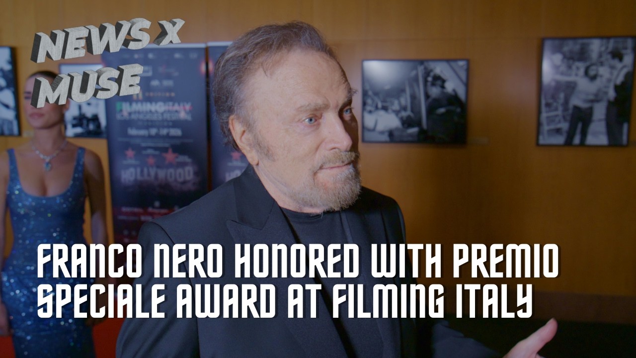 Franco Nero Honored with Premio Speciale Award at Filming Italy