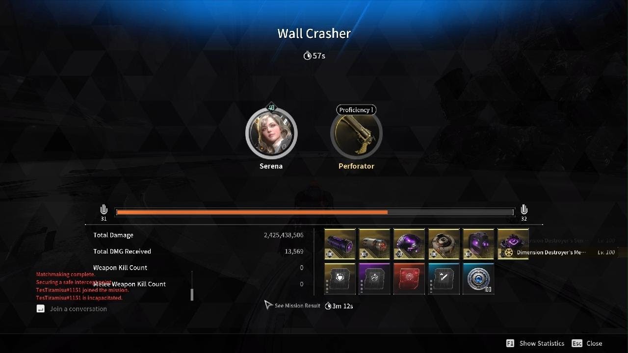 (2.5b Damage in 1 minute) New Best Serena Wall Crasher Weapon *patched*