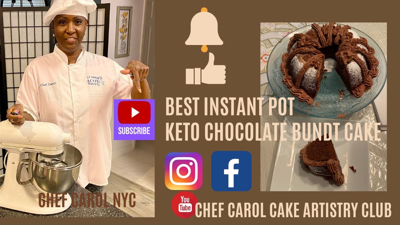 Instant Pot KETO Chocolate Bundt Cake
