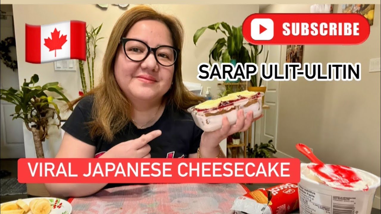 GUMAWA AKO NG JAPANESE CHEESECAKE/HEALTHY NA DESSERT/PINOYCANADA/CANADALIFE/ 