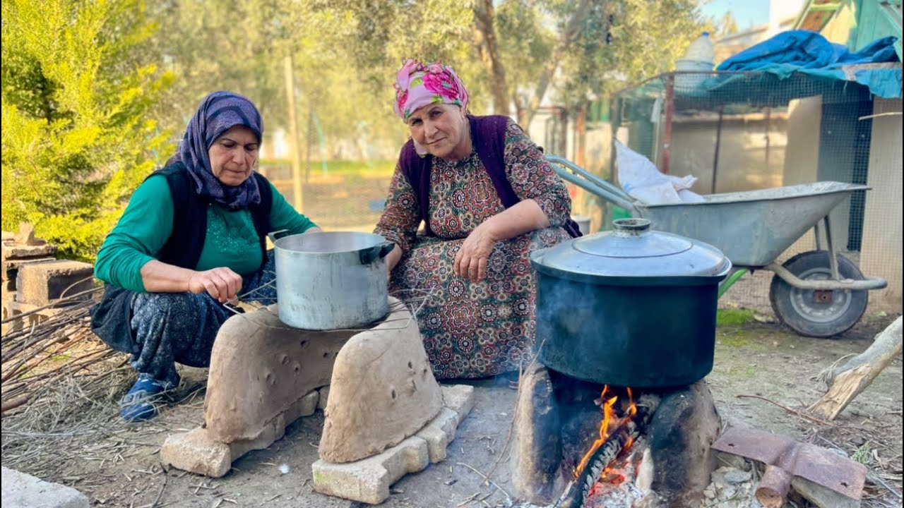 YENİ TANDIRDA DOLU DOLU İFTAR YEMEĞİ \ KÖY HAYATI RAMAZAN AYI