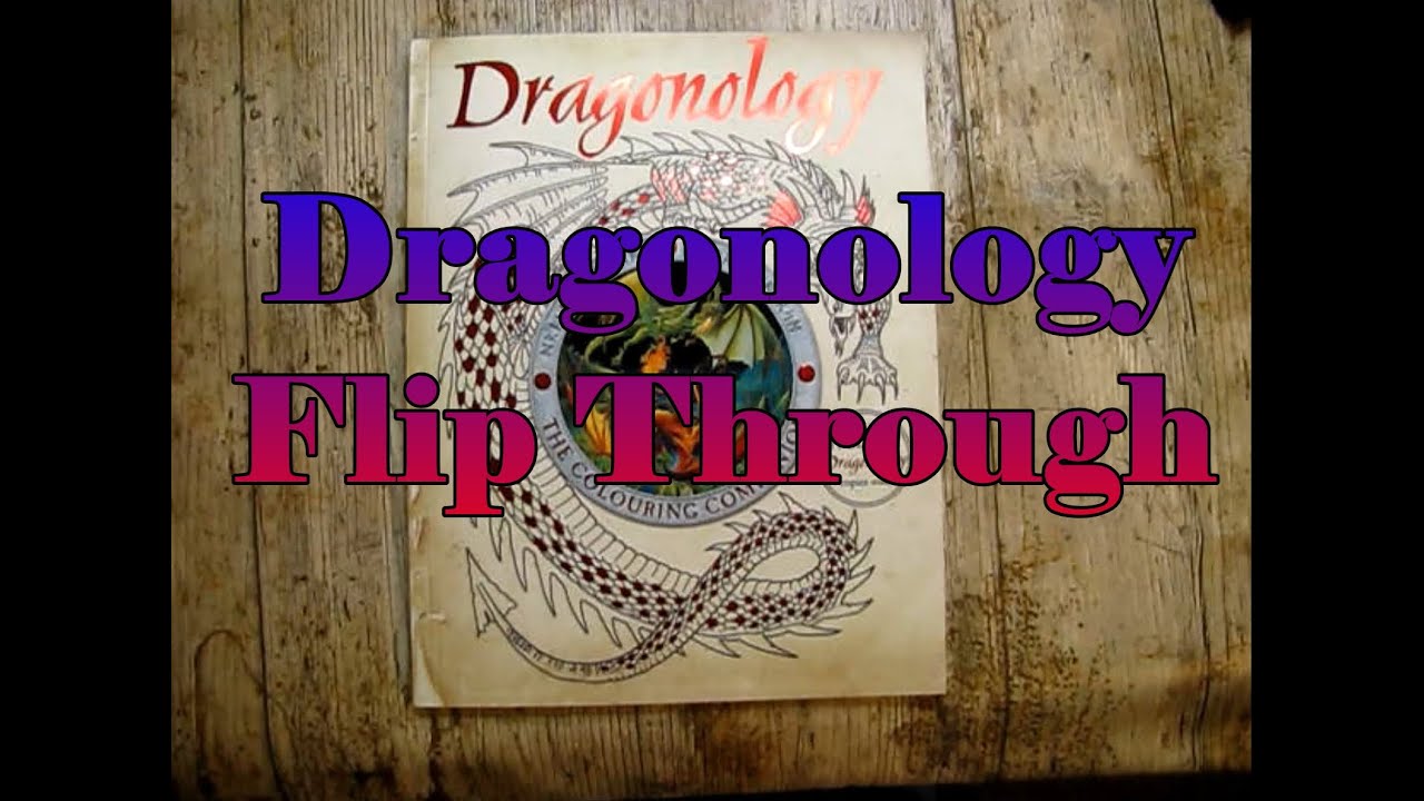Adult Coloring Book | Dragonology | flip through